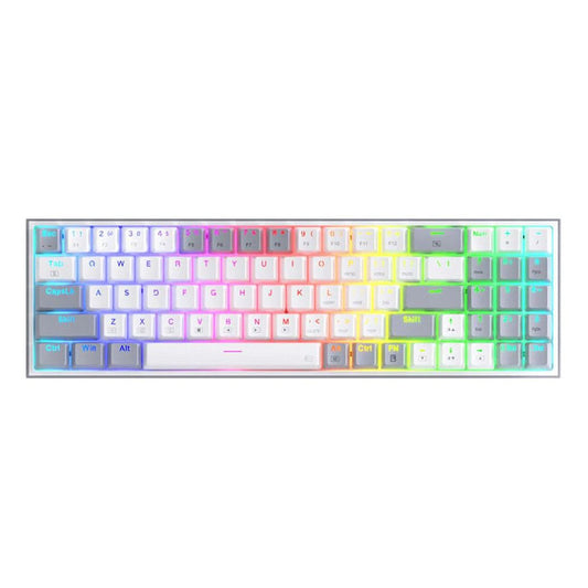 Pollux RGB Gaming Keyboard White Red Switch