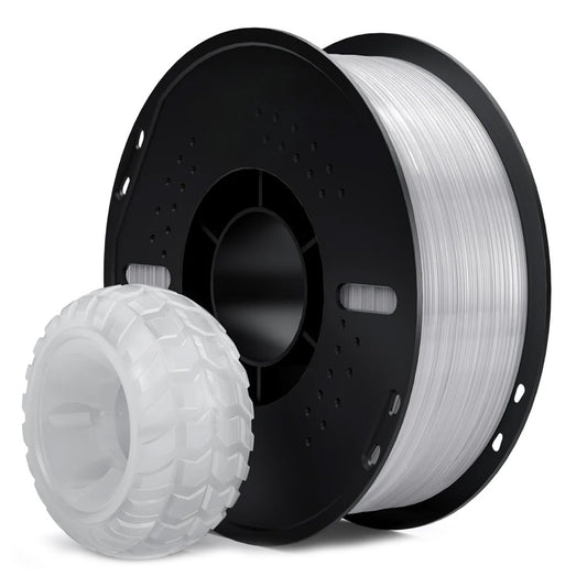 TPU filament 1kg spool - Translucent