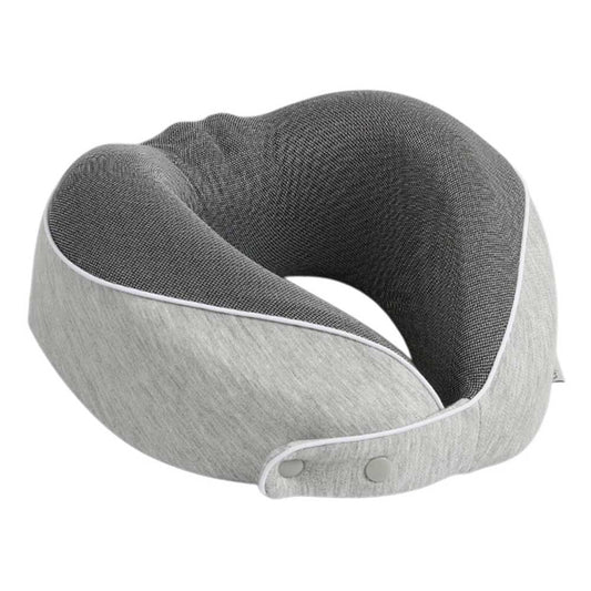 Memory Foam Neck Pillow - Light Grey