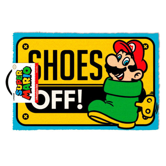 Super Mario - Shoes Off Doormat