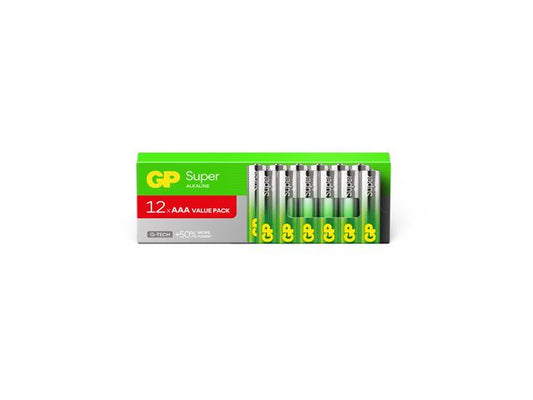GP baterije LR03-PAB12 AAA Super Alkaline