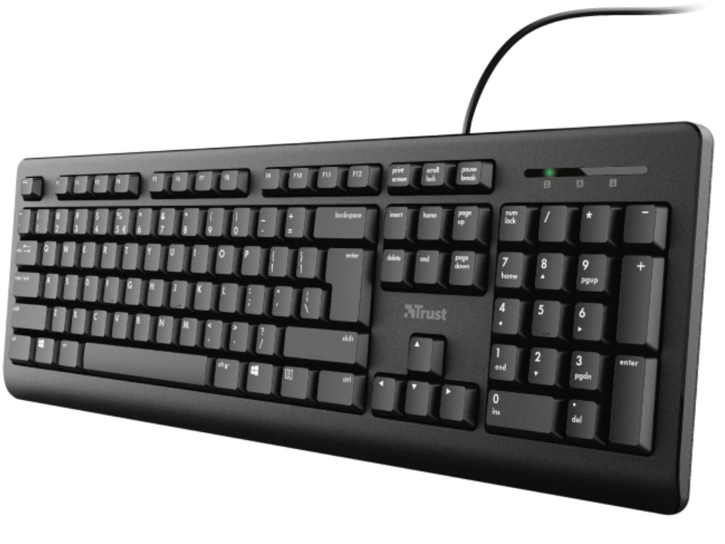 Tastatura TRUST Primo žicna/US/crna