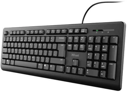 Tastatura TRUST Primo žicna/US/crna