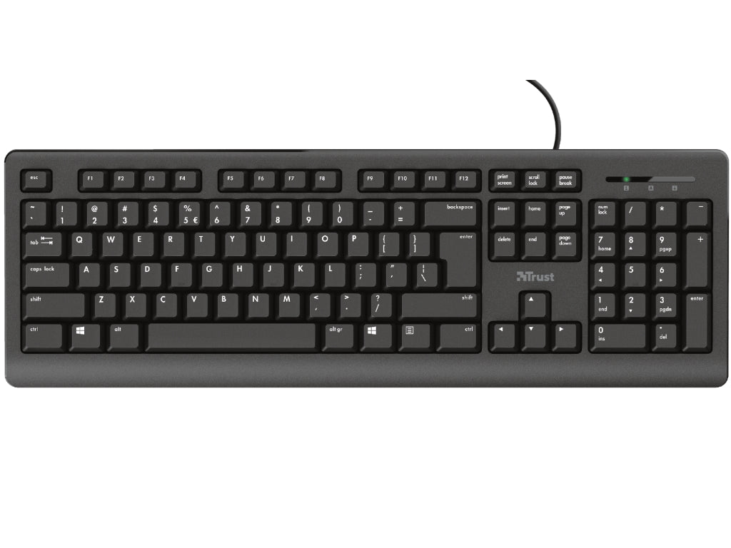 Tastatura TRUST Primo Illuminated žicna/SRB/osvetljenje/crna