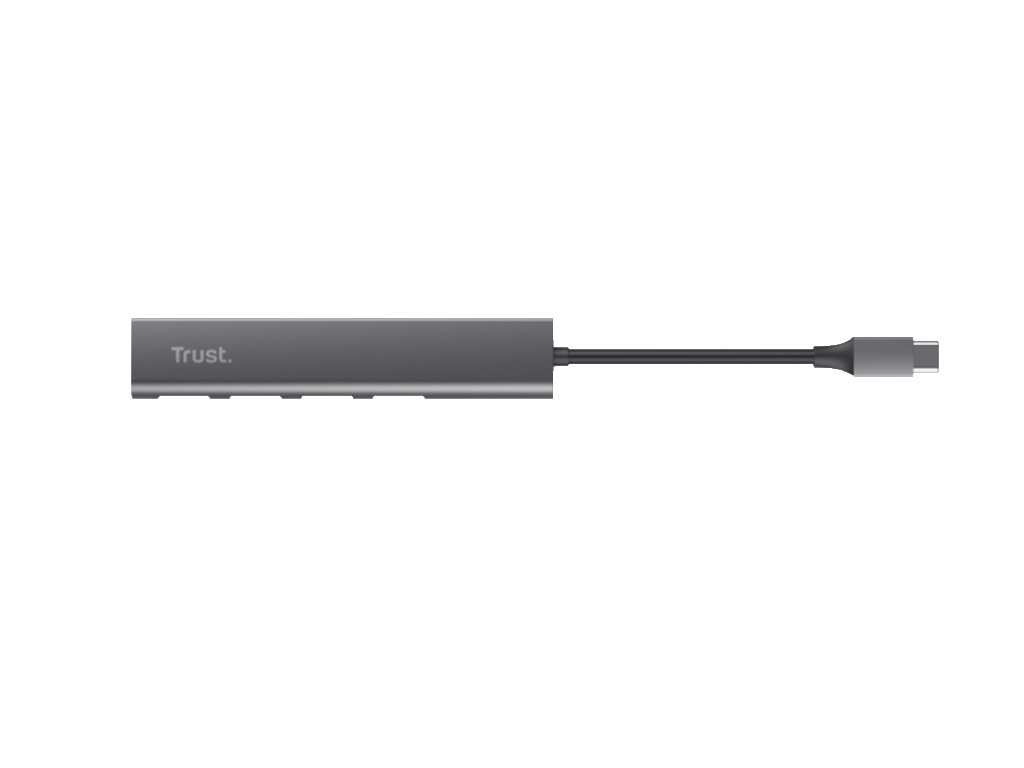 Adapter TRUST HALYX USB-C HUB-3.2/4xUSB/siva
