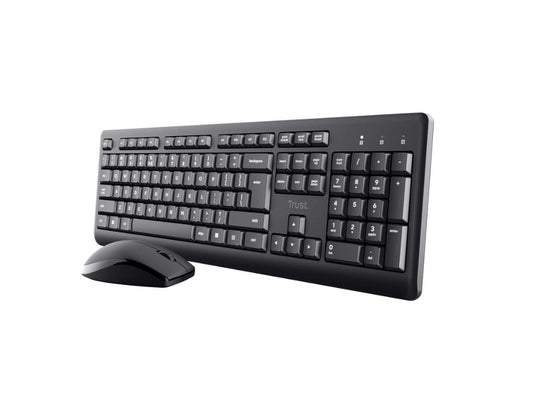 Tastatura+miš TRUST Primo bežicni set/US/crna