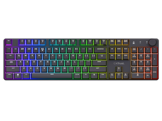 Tastatura TRUST GXT868 TORIX WRLS Mehanicka/US/crna