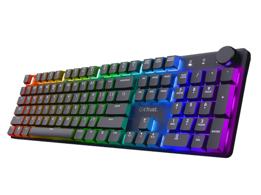 Tastatura TRUST GXT868 TORIX WRLS Mehanicka/US/crna