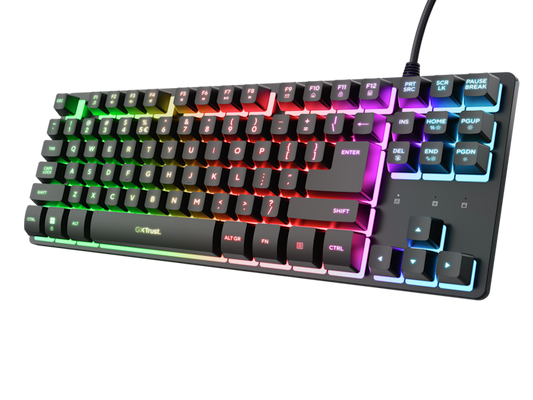 Tastatura TRUST GXT833 THADO žicna/RGB/TKL/gaming/crna