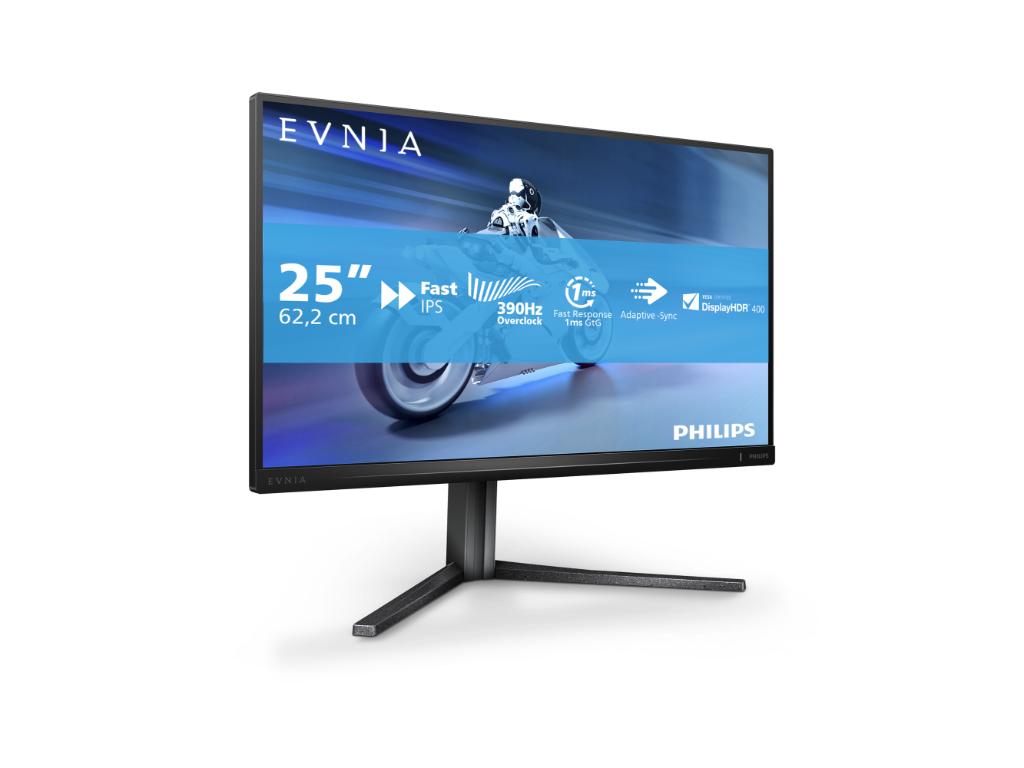 Monitor PHILIPS 25M2N5200U/00 24.5"/IPS/1920x1080/390Hz/0,3ms/HDMIx2,USB/Adaptive sync/VESA/siva