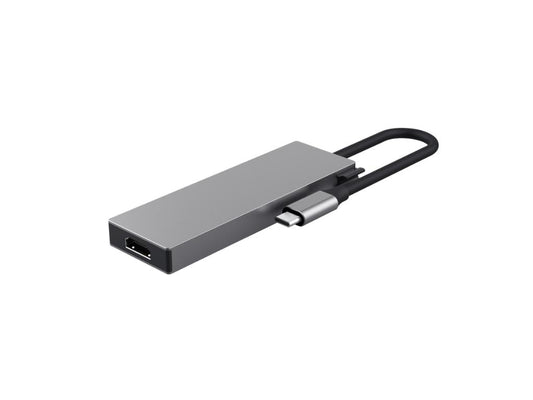 Adapter TRUST DALYX 5-IN-1 MULTIPORT/alu/siva