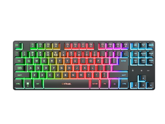 Tastatura+miš TRUST GXT 832 Thado Wireless TKL set/US/crna