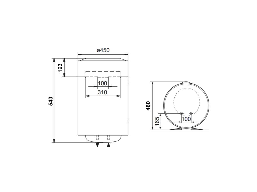 Bojler ARISTON PRO1 R 50 V 2K SRB