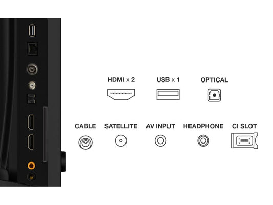 Televizor TCL 32S4K/QLED/32"/HD/60Hz/Google TV/crna