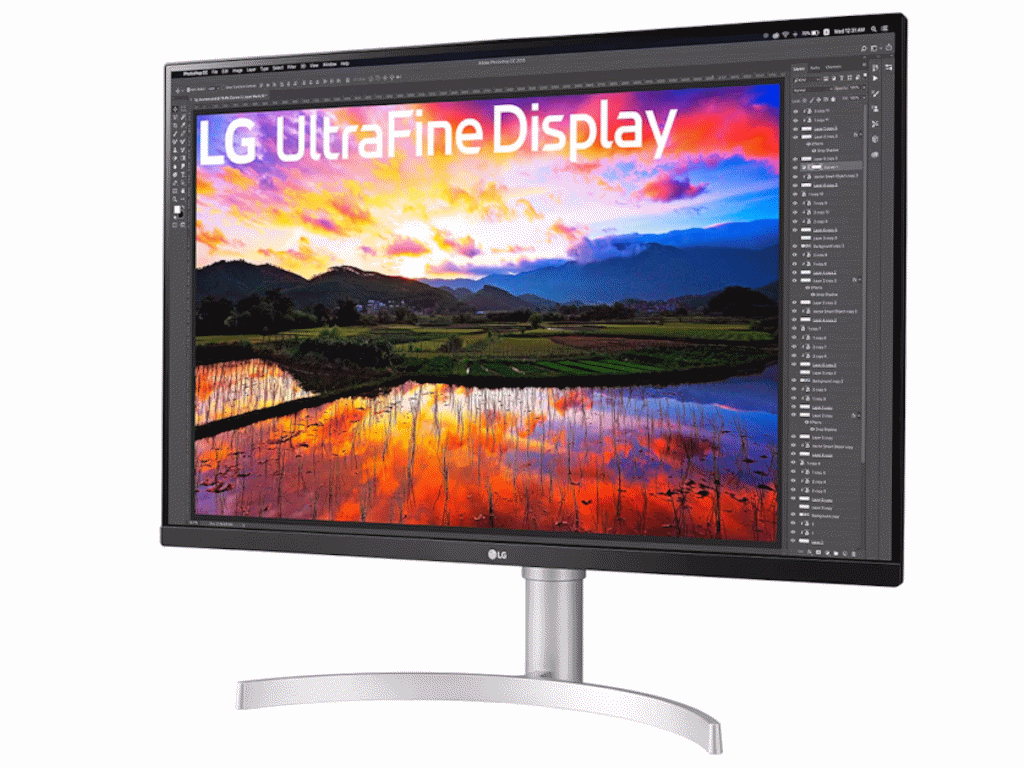 Monitor LG 32UN650K-W 31.5"/IPS/3840x2160/60Hz/5ms GtG/HDMIx2,DP/VESA/visina/zvucnici/srebrna