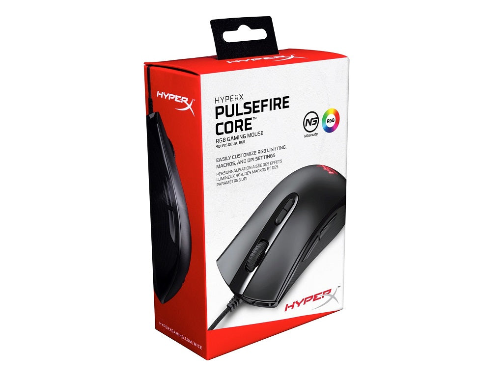 Miš HP HyperX Pulsefire Core/žicni/Gaming/crna