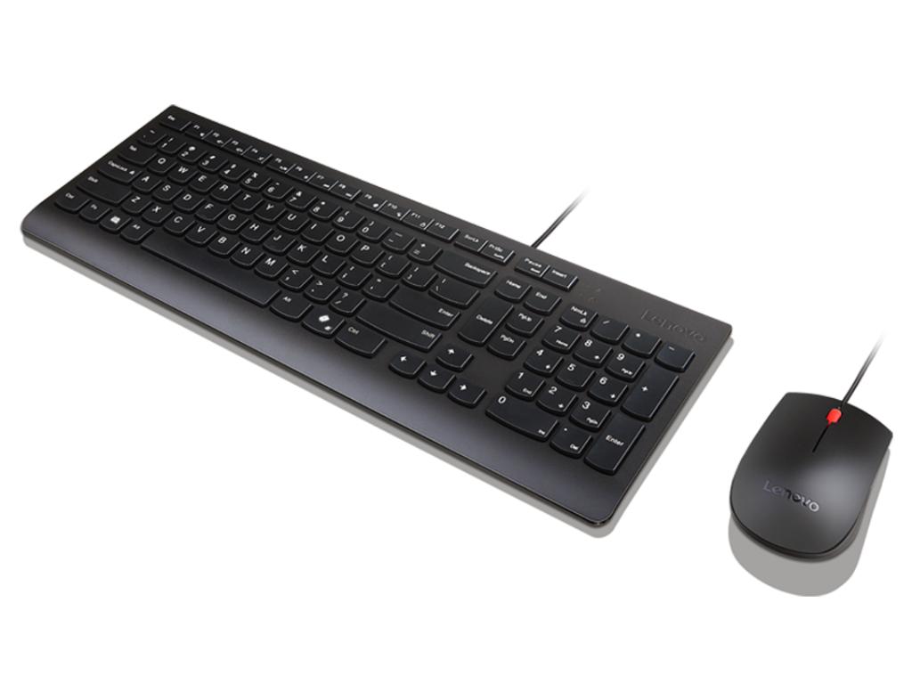 Tastatura+miš LENOVO Essential žicni set/SRB/Cirilica/crna