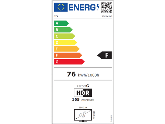 Televizor TCL 55C6KS/QLED-Mini LED/55"/4K UHD/60Hz/Google TV/crna