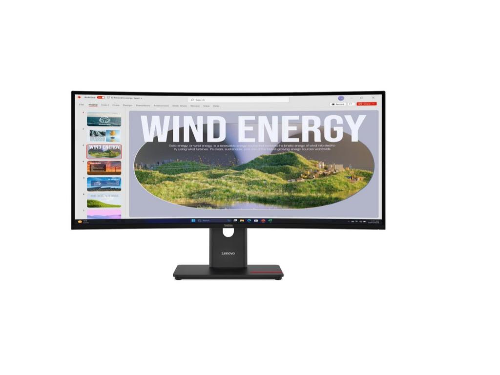 Monitor LENOVOThinkVision T34WD-40 34"/VA/3440x1440/120Hz/4ms/2x USB-C,1xDP,3xUSB/Tilt, Swivel, Heig
