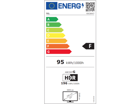 Televizor TCL 65C6KS/QLED-Mini LED/65"/4K UHD/60Hz/Google TV/crna