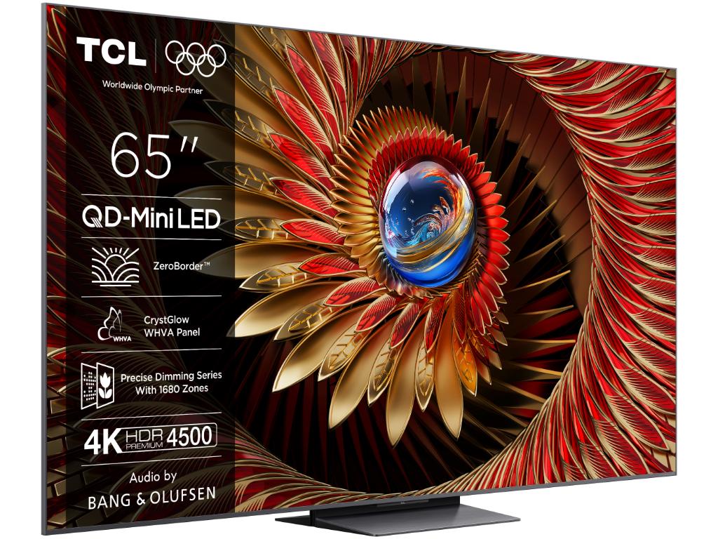 Televizor TCL 65C8K/QLED-Mini LED/65"/4K UHD/144Hz/Google TV/crna
