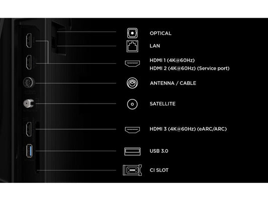 Televizor TCL 65P6L/LED/65"/4K UHD/60Hz/Google TV/crna