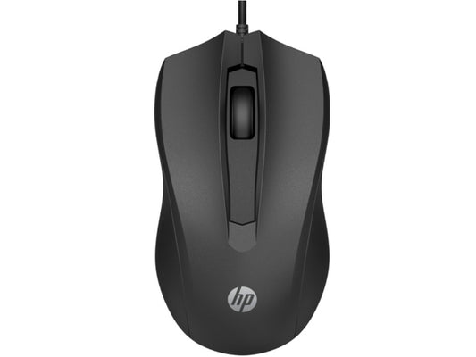 Miš HP 100 EURO žicni/6VY96AA/crna