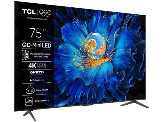 Televizor TCL 75C6KS/QLED-Mini LED/75"/4K UHD/60Hz/Google TV/crna