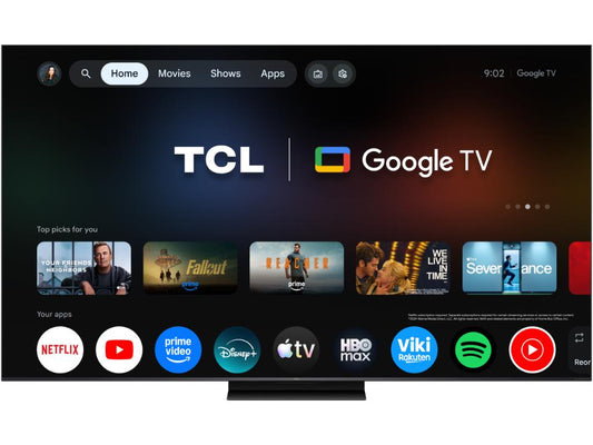 Televizor TCL 75C7L/SQD-MiniLED/75"/4K UHD/144Hz/Google TV/Bang&Olufsen/crna