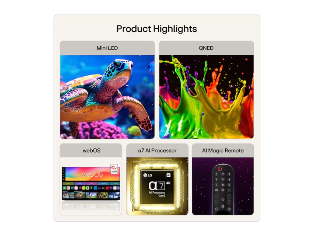 Televizor LG 75QNED7EB3A/QNED-Mini LED/75"/4K Ultra HD/smart/webOS 26/crna