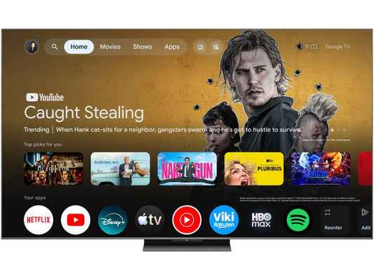 Televizor TCL 85C8L/SQD-MiniLED/85"/4K UHD/144Hz/Google TV/crna