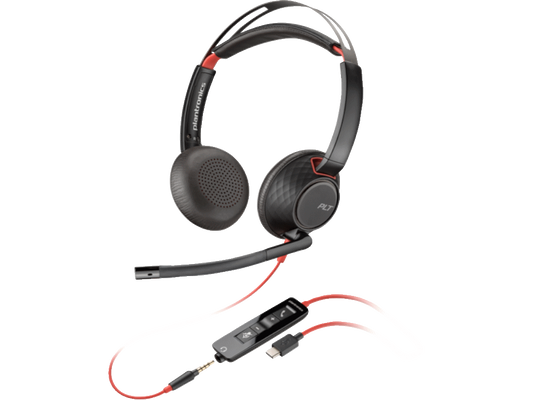 Slušalice HP Poly BW 5220 USB-C HS +3.5mmP +USB-C/A/8X231AA/crna