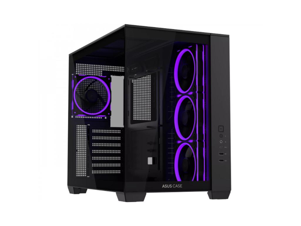 Kucište ASUS A32 PLUS TG ARGB Midi Tower/ATX/Micro ATX/Mini ITX/bez napajanja/crna