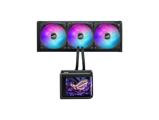 Kuler za CPU ASUS ROG RYUO IV SLC 360/3x120mm/ARGB/6.67" AMOLED/vodeno hladenje/crna