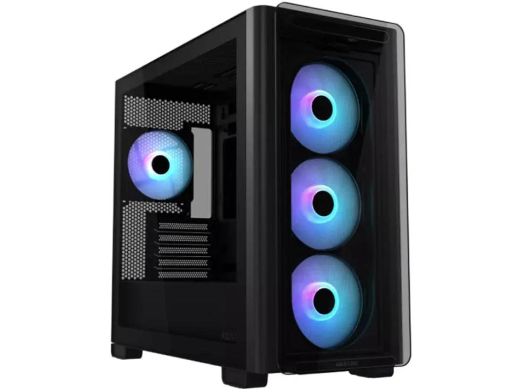 Kucište ASUS A23 PLUS TG ARGB BLACK Micro-ATX/Mini-ITX/kaljeno staklo/bez napajanja/crna