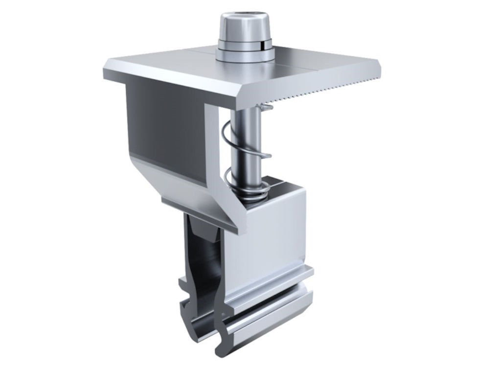 Konstrukcije za SE ANTAI za trapezni lim, mini rail, 150mm, set za 6 panela, univerzalne klampe
