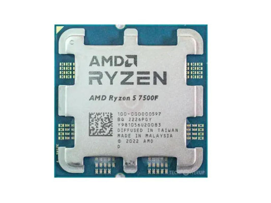 Procesor AMD Ryzen 5 7500F/6C/12T/5.2GHz/38MB/65W/AM5/TRAY