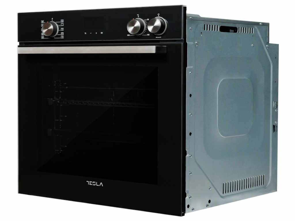 Ugradna rerna TESLA BO900FBSA ventilatorska/81L/digitalna/Steam funkcija/crna