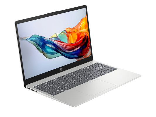 Laptop HP 15-fc0250nm DOS/15.6"FHD AG/Ryzen 5-7520U/16GB onboard/512GB/srebrna