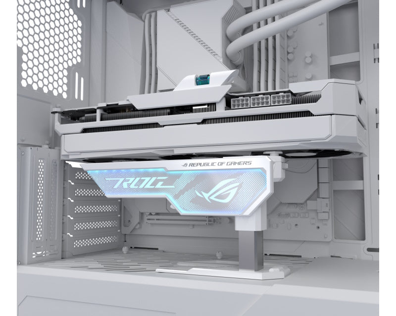 XH01 ROG HERCULX GRAPHICS CARD HOLDER WHITE