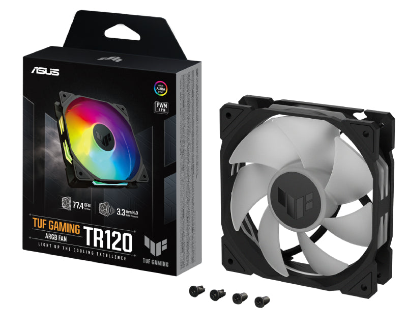 TUF GAMING TR120 ARGB BLACK EDITION ventilator