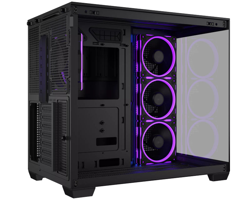 A32 PLUS TG ARGB micro-ATX kućište crno