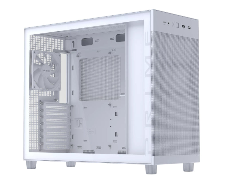 PRIME AP303 TG WHITE micro-ATX kućište belo