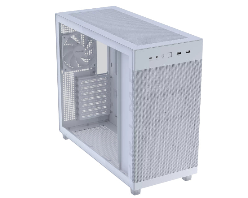 PRIME AP303 TG WHITE micro-ATX kućište belo