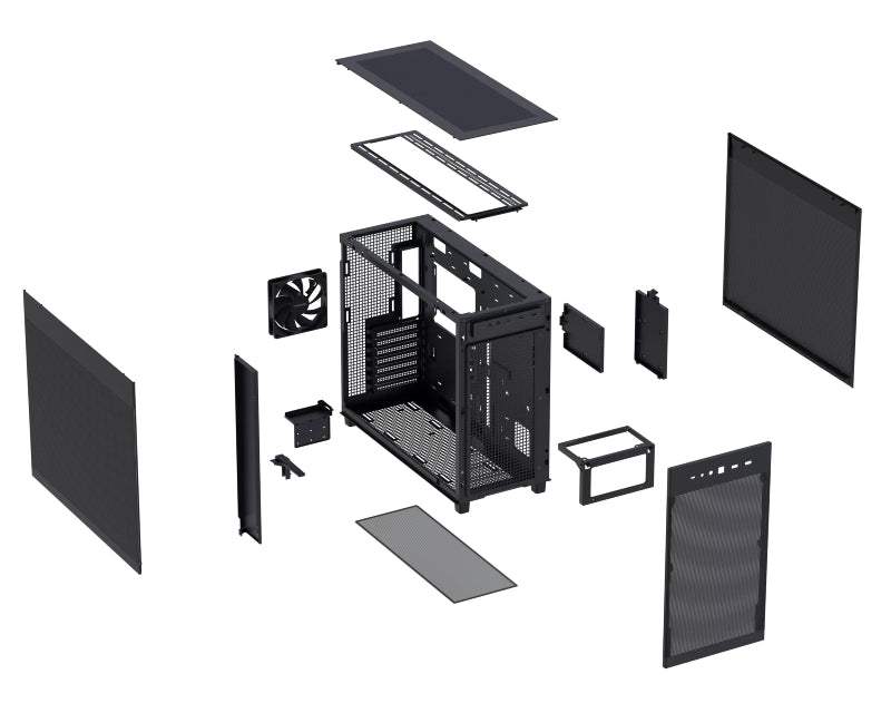 PRIME AP303 MESH BLACK micro-ATX kućište crno