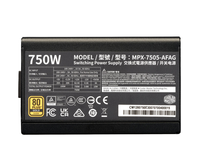 Elite Gold 750W napajanje (MPX-7505-AFAG-BEU) 5Y