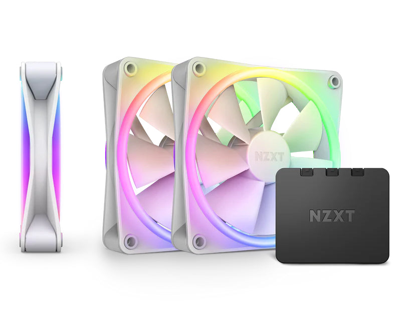 F120 RGB Duo Triple Pack 120mm ventilator beli (RF-D12TF-W1)