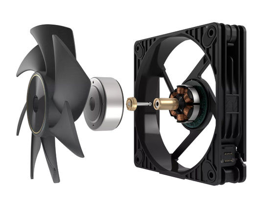 PROART PF120 FAN PWM BLACK  ventilator crni