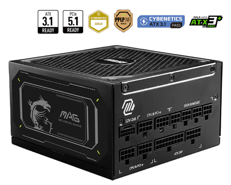 MAG A1000GL PCIE5 II 1000W napajanje 7Y