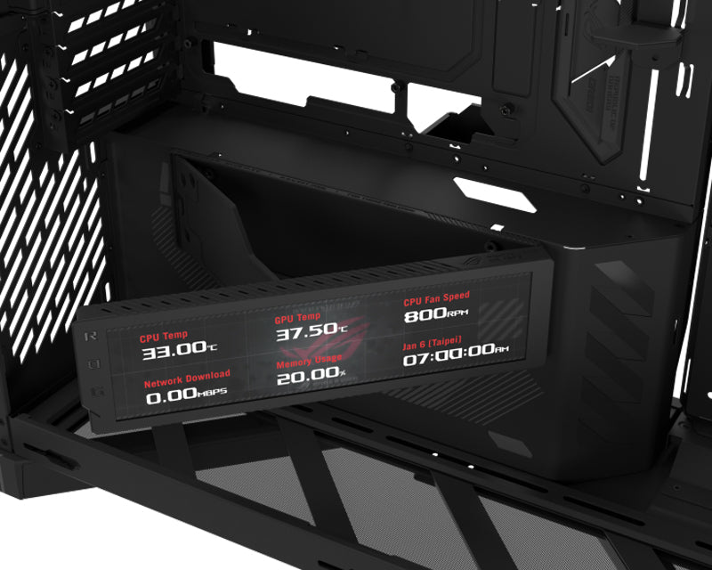 ROG CRONOX GR801 CURVE TG ARGB BLACK Gaming kućište crno